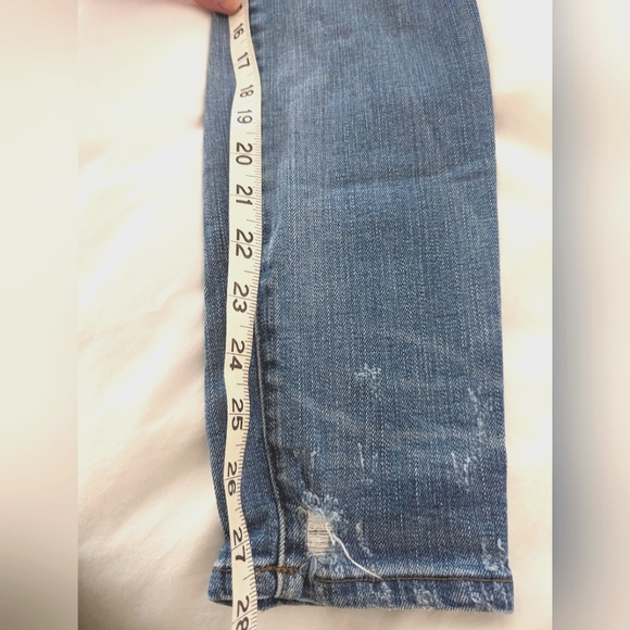 Madewell 9" high rise skinny distressed denim - Picture 9 of 9